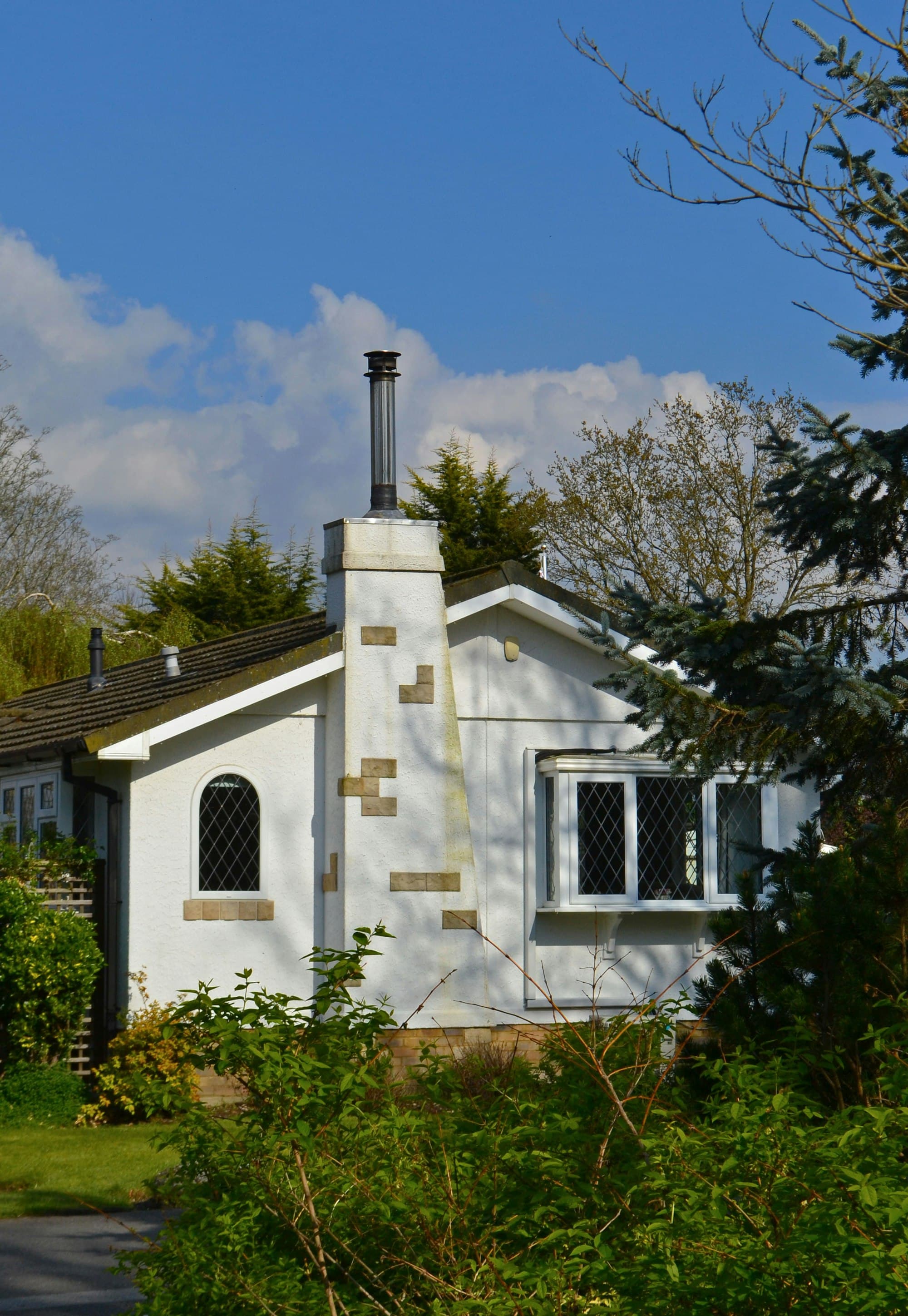 A single-storey home with a level approach, typical of accessible and older persons' housing.